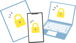 電子端末のセキュリティ対策イメージ画像